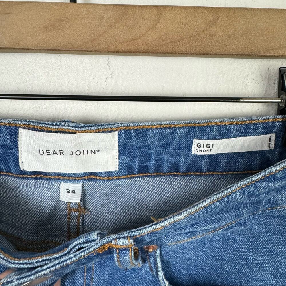 Dear John | Gigi High Rise Cut Off Denim Shorts - Picture 9 of 9